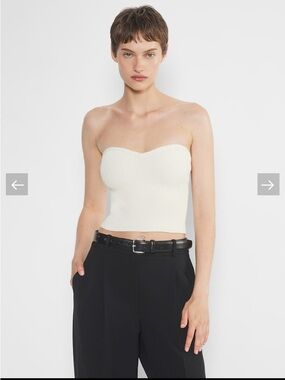 Babaton *GREEN* Sculpt Knit Sweetheart Tube Top